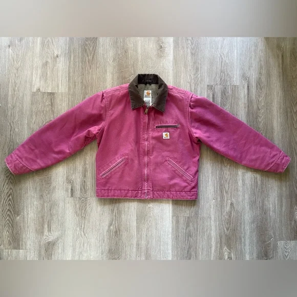 Carhartt Jackets Coats Rare Carhartt Detroit Pink Jacket